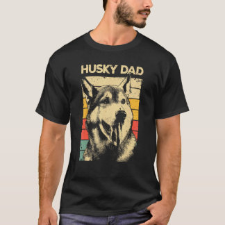 Bester Husky für Väter Männer Sibirischer Husky Ha T-Shirt