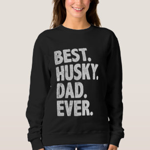 Bester Husky-Vater je Funny Dog Besitzer Daddy Coo Sweatshirt