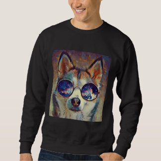Bester Husky-Vater je Sweatshirt