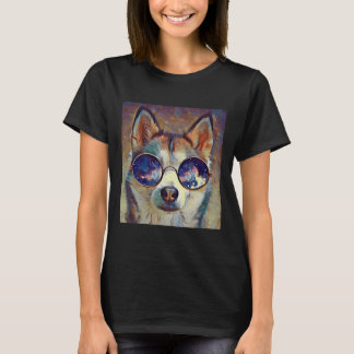 Bester Husky-Vater je T-Shirt