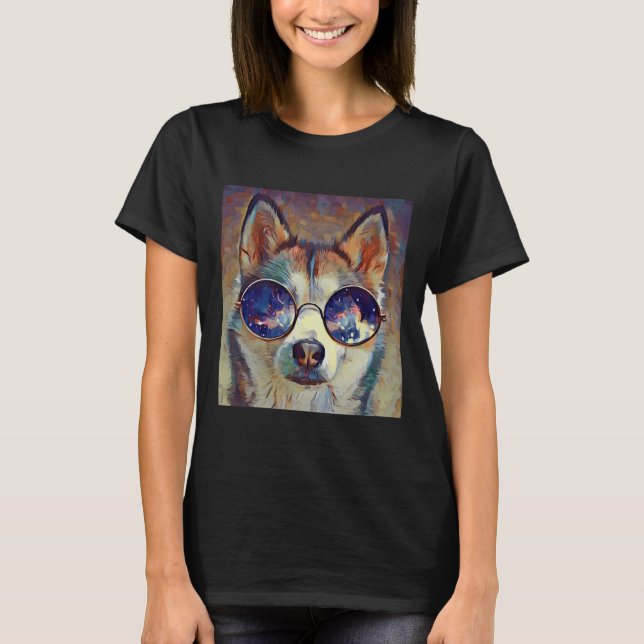 Bester Husky-Vater je T-Shirt (Vorderseite)