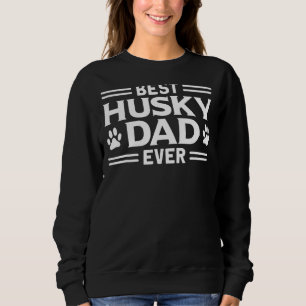 Bester Husky-Vater je Welpenbesitzer-Hundepartei Sweatshirt