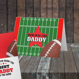Bester im Spiel Fußball Personalisiertes Geschenk Karte