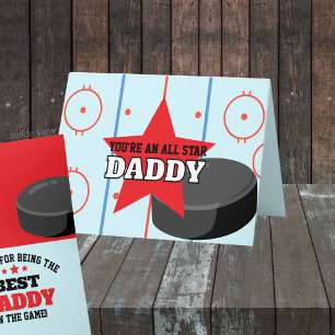 Bester im Spiel Hockey Personalisiertes Geschenk Karte
