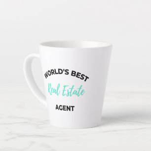 Bester Immobilienmakler der Welt 2 Latte Tasse
