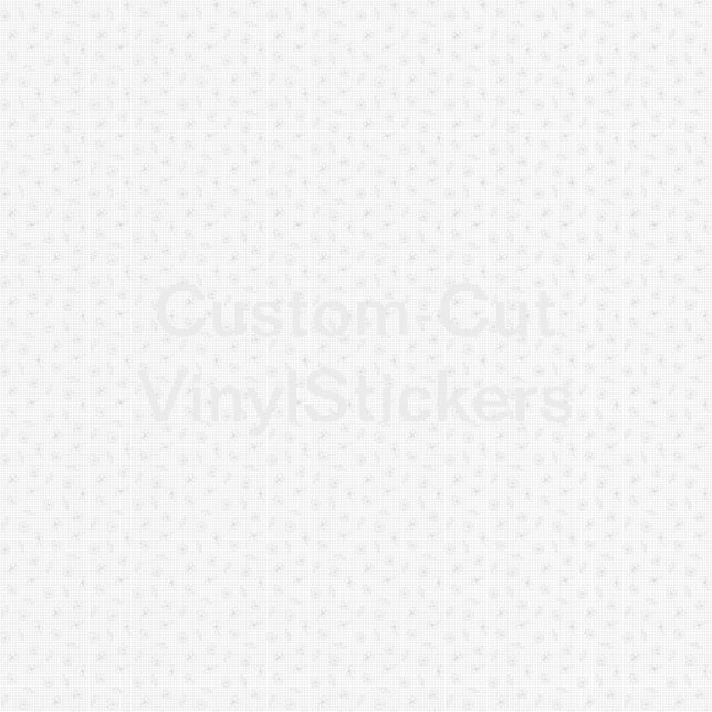 Bester individuell geschnittener Vinyl Sticker (Vorderseite)