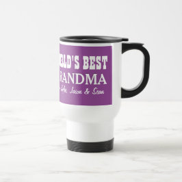 Bester individueller Name LILA A05 die GROSSMUTTER Reisebecher