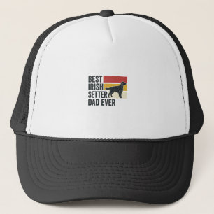 Bester Irischer Setter-Vater Aller Zeiten Vintage- Truckerkappe