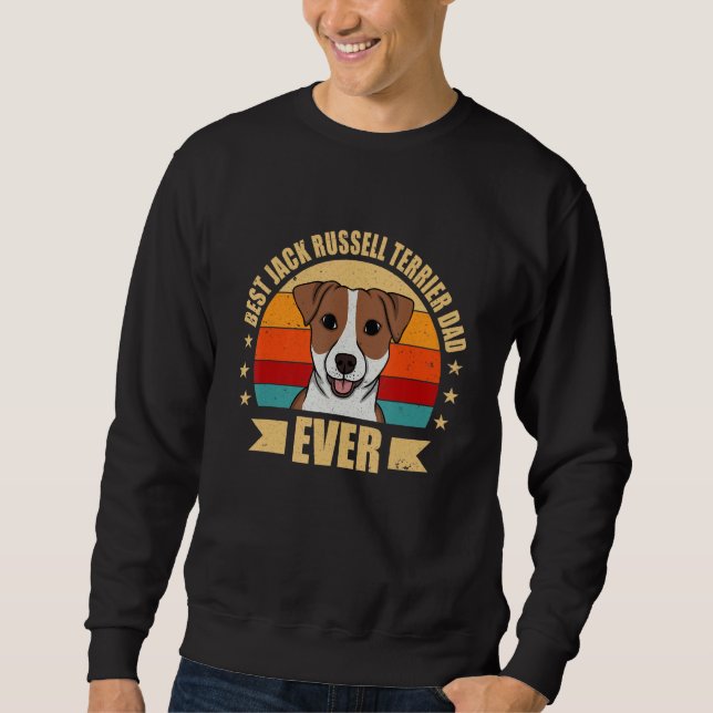 Bester Jack Russel Terrier Vater je Daddy Dog Sweatshirt (Vorderseite)
