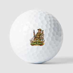 Bester Jagdvater aller Zeiten lustige Jagdgeschenk Golfball