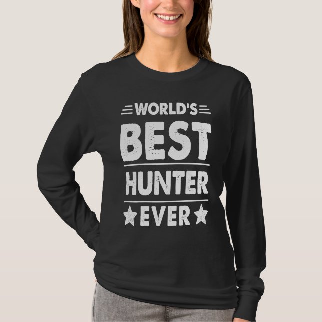 Bester Jäger der Welt überhaupt T-Shirt (Vorderseite)
