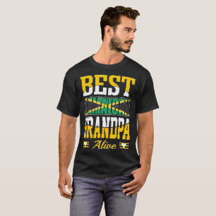 Bester jamaikanischer Großvater-lebendiges T-Shirt