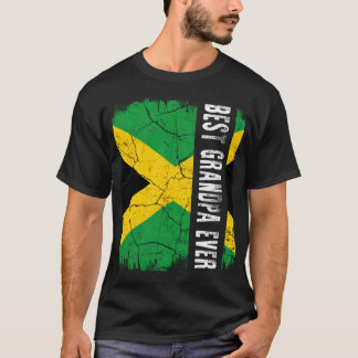 Bester jamaikanischer Opa aller Zeiten Jamaika-Fla T-Shirt