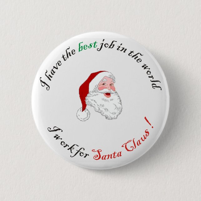 Bester Job in der Welt Button (Vorderseite)