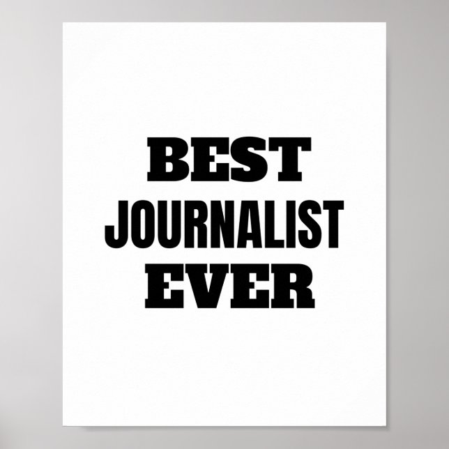 Bester Journalist Poster (Vorne)