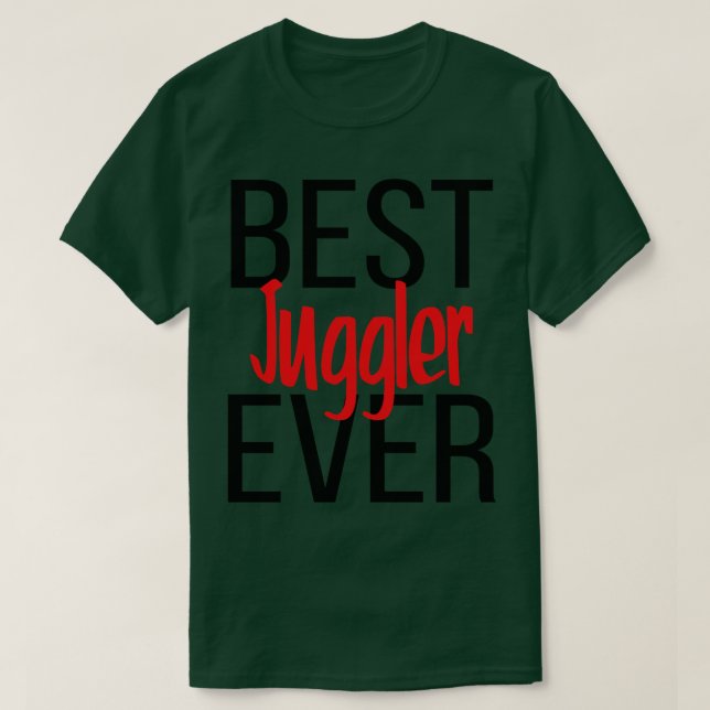 Bester Juggler je 1 T-Shirt (Design vorne)