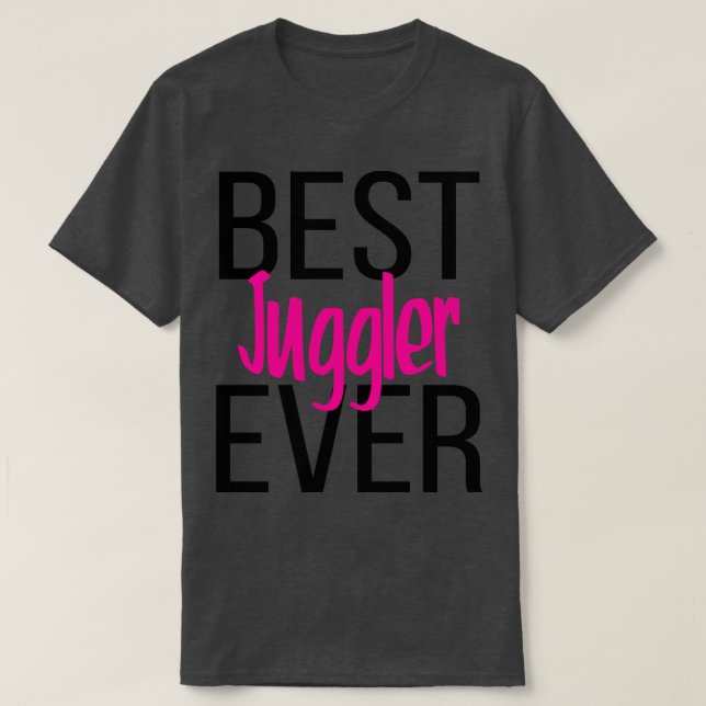 Bester Juggler je 4 T-Shirt (Design vorne)
