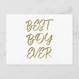 Bester Junge überhaupt Postkarte