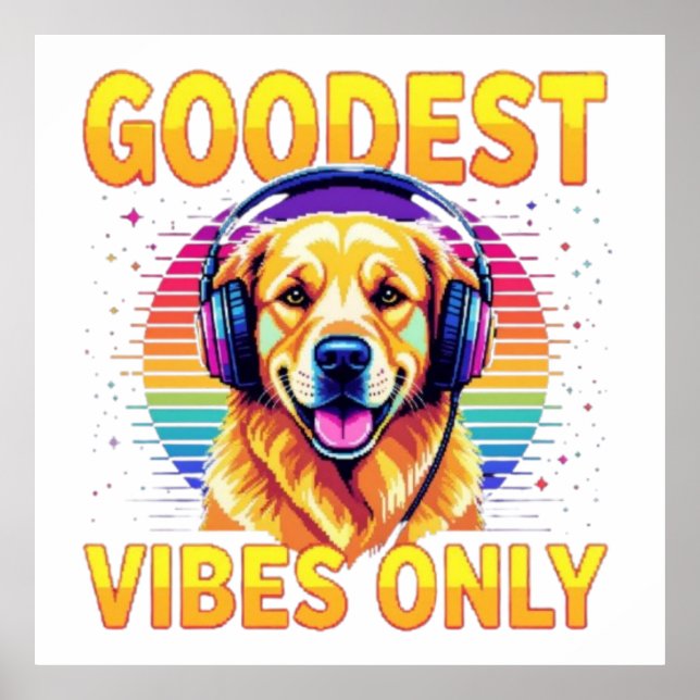 Bester Jungen Vibes Only Poster (Vorne)