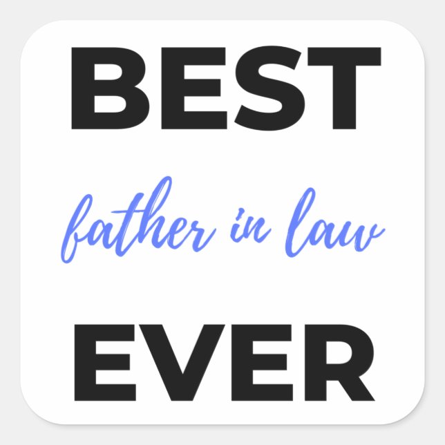 Bester Jurist-Vater 2 Quadratischer Aufkleber (Vorderseite)