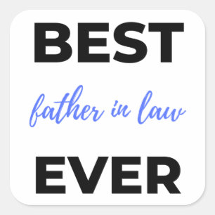 Bester Jurist-Vater 2 Quadratischer Aufkleber