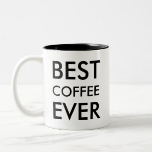Bester Kaffee je Coffee lover Gift Zweifarbige Tasse