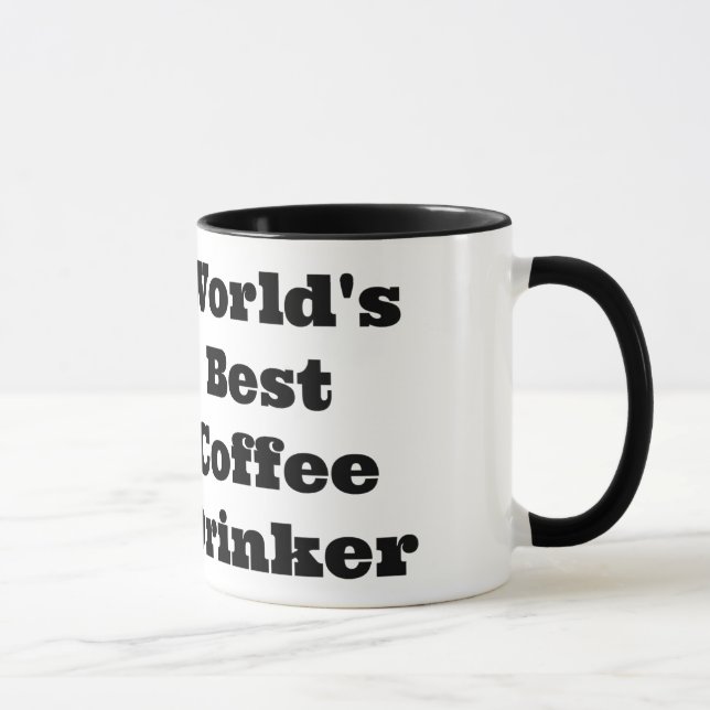 Bester Kaffeetrinker der Welt Tasse (Rechts)