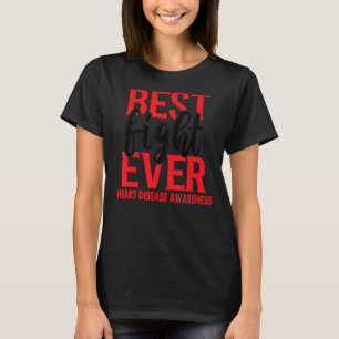 Bester Kampf gegen jede Herzerkrankung Aufklärung T-Shirt