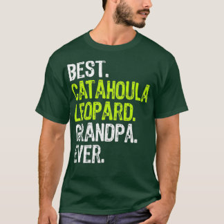 Bester Katahoula Leopard Opa je Hund Lover T-Shirt