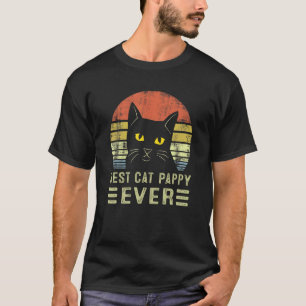 Bester Katze Pappy jemals Stoß Fit Vatertag Vater T-Shirt
