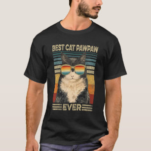 Bester Katze Pawpaw Aller Retro Vintage Katzenvate T-Shirt