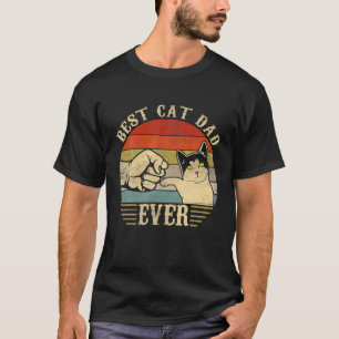 Bester Katze Vater Ever Cats Liebhaber Vintager Ka T-Shirt
