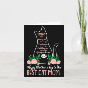 Bester Katzen-Mama-Tags-Geschenke für Männer Süße Karte