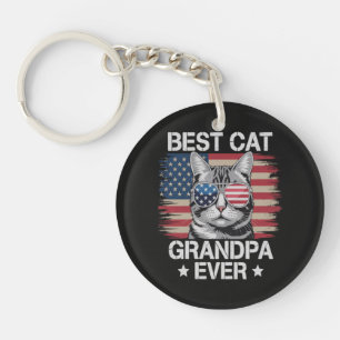 Bester Katzen-Opa überhaupt Amerikaner Schlüsselanhänger