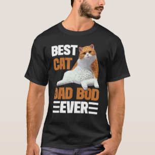 Bester Katzen-Vater-Body Ever Katzenvater für Kat T-Shirt