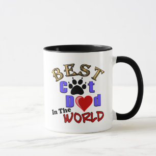 Bester Katzen-Vater in der Welt für den Vatertag Tasse