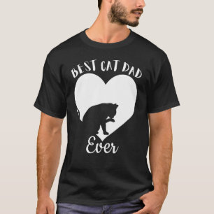 Bester Katzen-Vater Niedlich Schwarze Katzen Vinta T-Shirt