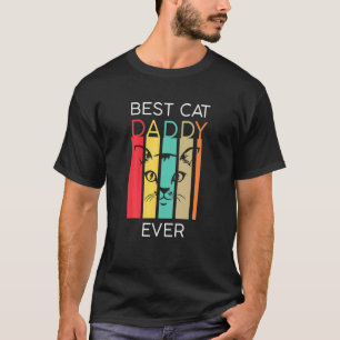 Bester Katzen-VATI Aller Zeiten Daddy Kitten Pfote T-Shirt
