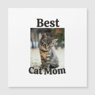 bester Katzenmutter-Vater-Elternteil-Haustier-Foto Magnetkarte