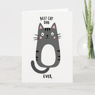 Bester Katzenpapa Aller Katzenkarte Karte