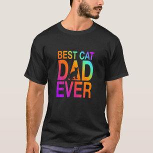 Bester Katzenpapa Aller Zeiten Vintage Für Katzen T-Shirt