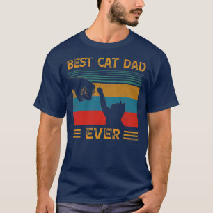 Bester Katzenpapa Allerlustigster Katzenvater Vate T-Shirt