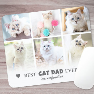 Bester Katzenpapa Haustier Foto Mousepad