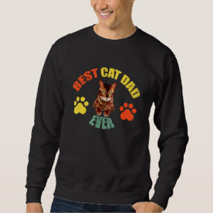 Bester Katzenpapa überhaupt T-Shirt Katzen Daddy V Sweatshirt