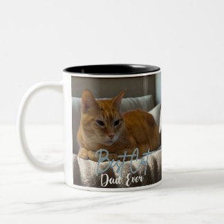 Bester Katzenpapa überhaupt Zweifarbige Tasse
