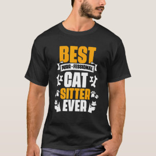 Bester Katzensitter Aller Zeiten Professionelle T-Shirt