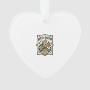 Bester Katzenvater Aller Katzenmutter Vater Eltern Ornament