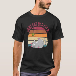 Bester Katzenvater Aller Katzenpapa Katzenvater T-Shirt