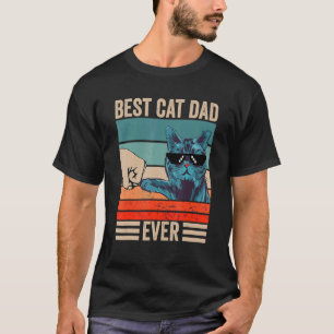 Bester Katzenvater Aller     Katzenpapa Vatertag T-Shirt