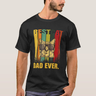 Bester Katzenvater Aller Retro Vintage Katze Vater T-Shirt